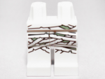 970c00pb0077 - Hips and Legs with White and Green Mummy Wrappings Pattern