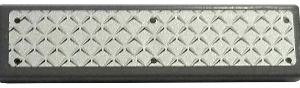 2431pb075 - Tile 1 x 4 with Silver Tread Plate and 6 Rivets Pattern (Sticker) - Sets 3179 / 7636 / 7642 / 7942 / 7944 / 8191