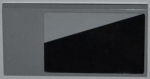 87079pb0064R - Tile 2 x 4 with Black Trapezoid Pattern Model Right Side (Sticker) - Set 7915