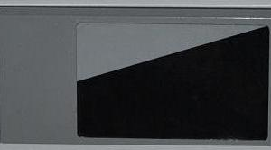 87079pb0064R - Tile 2 x 4 with Black Trapezoid Pattern Model Right Side (Sticker) - Set 7915