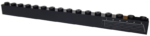 2465pb28L - Brick 1 x 16 with Dark Bluish Gray Vents and Rivets Pattern Model Left Side (Sticker) - Set 7786
