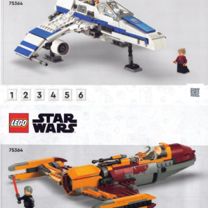 75364-1 - New Republic E-Wing vs. Shin Hati's Starfighter