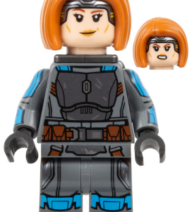 sw1287 - Bo-Katan Kryze - Printed Arms, Dark Orange Hair
