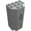 30246 - Panel 3 x 4 x 6 Turret Wall with Window