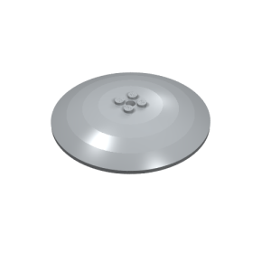 50990b - Dish 10 x 10 Inverted (Radar) - Solid Studs