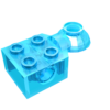 48170 - Technic, Brick Modified 2 x 2 with Pin Hole and Rotation Joint Ball Half Horizontal