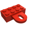 4748 - Brick, Modified 2 x 4 with Coupling, Female
