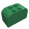 4744 - Slope, Curved 4 x 2 x 2 Double with 4 Studs