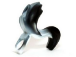 11101pb01 - Minifigure Costume Tail Bushy with Marbled White Pattern