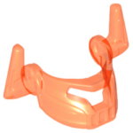 22395 - Minifigure, Visor with T Slit Wide and Horns on Sides