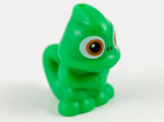36106pb02 - Chameleon, Upright with Hole on Top and Hole on Tail with Dark Orange Eyes Pattern (Pascal)
