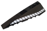 50955pb042 - Wedge 10 x 3 Left with White Stripes Pattern (Sticker) - Set 76100