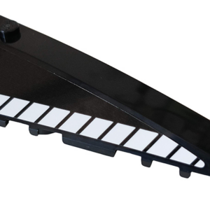 50956pb042 - Wedge 10 x 3 Right with White Stripes Pattern (Sticker) - Set 76100