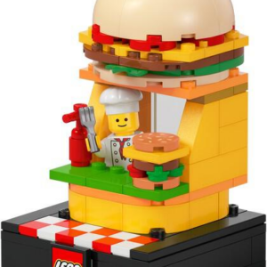 87332-1 - Bricktober Brick Bites Set 4/4 - Burger Stall (2024 Toys "R" Us Exclusive)