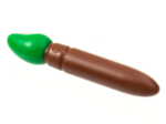 93552pb04 - Minifigure, Utensil Paint Brush with Molded Green Bristles Pattern