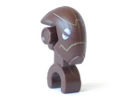 98103pb01 - Minifigure, Head, Modified Mechanical with White Eyes and Dark Tan Lines Pattern (SW Commando Droid)