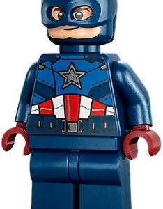 sh0852 - Captain America - Dark Blue Suit, Dark Red Hands, Helmet