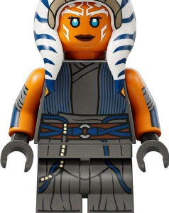 sw1300 - Ahsoka Tano (Adult) - Printed Arms, Pearl Dark Gray Legs