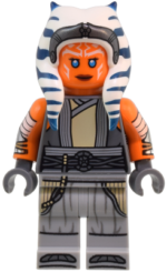sw1354 - Ahsoka Tano (Adult) - Printed Arms, Light Bluish Gray Legs