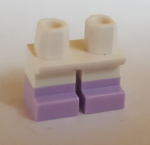 41879pb021 - Legs Short with Molded Lavender Lower Legs / Boots  Pattern