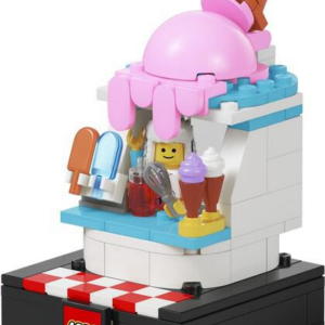87324-1 - Bricktober Brick Bites Set 3/4 - Ice Cream Stall (2024 Toys "R" Us Exclusive)