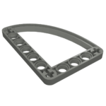 32251 - Technic, Liftarm, Modified L-Shape Quarter Ellipse Thin 5 x 7