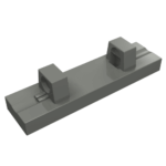 44822 - Hinge Tile 1 x 4 Locking Dual 1 Finger on Top