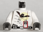 973pb0197c01 - Torso Studios Vampire, Bat and ID Card Pattern / White Arms / Dark Gray Hands