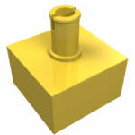 4729 - Brick, Modified 2 x 2 No Studs, Top Pin