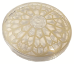 35394pb009 - Dish 4 x 4 Inverted (Radar) with Open Stud with Tan Rose Window Pattern