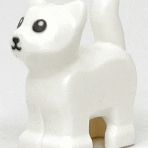 80686pb01 - Cat, Baby Kitten, Standing with Black Nose and Eyes with White Pupils Pattern