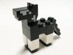 minehorse05 - Minecraft Horse Baby / Foal, Black - Brick Built