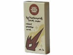 3069pb1242 - Tile 1 x 2 with Reddish Brown Circle with Symbol, Gold Stars and Dark Brown Text Pattern (Dungeons & Dragons Spell Scroll of Magic Missile)