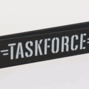 30413pb056 - Panel 1 x 4 x 1 with 'TASKFORCE' Pattern (Sticker) - Set 76047
