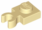 4085d - Plate, Modified 1 x 1 with Open O Clip Thick (Vertical Grip)