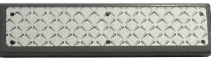 2431pb0075 - Tile 1 x 4 with Silver Tread Plate and 6 Rivets Pattern (Sticker) - Sets 3179 / 7636 / 7642 / 7942 / 7944 / 8191