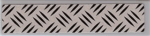 2431pb0155 - Tile 1 x 4 with Tread Plate Pattern (Sticker) - Set 8969