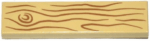 2431pb0366 - Tile 1 x 4 with Wood Grain Medium Nougat Pattern