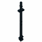 48002a - Boat, Mast 2 x 2 x 20 with Holes and Axle Hole (x Shape / + Orientation)