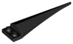 61406pb05 - Plate, Modified 1 x 2 with Angular Extension with Molded Flexible Black Tip Pattern