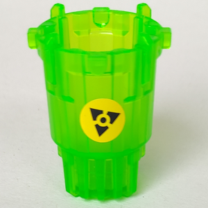 87826pb01 - Hero Factory Container Bucket with Meltdown Logo on Yellow Background Pattern (Sticker) - Set 7148