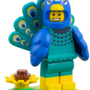 col28-1 - Peacock Costume Fan, Series 28 (Complete Set with Stand and Accessories)