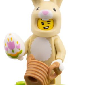col28-10 - Cute Bunny Costume Fan, Series 28 (Complete Set with Stand and Accessories)