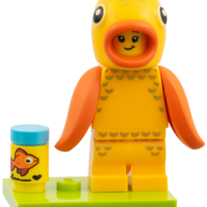 col28-3 - Goldfish Costume Fan, Series 28 (Complete Set with Stand and Accessories)