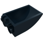 4626 - Vehicle, Digger Bucket 2 x 3 Curved Bottom, Hollow, with 2 Fingers Hinge