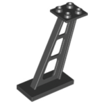 4476b - Support 2 x 4 x 5 Stanchion Inclined, 5mm Wide Posts
