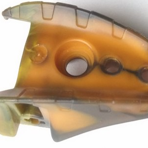 57557pb01 - Bionicle Barraki Carapar Thigh and Shoulder Cover with Marbled Trans-Brown Pattern