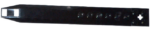 62743pb003 - Plate, Modified 2 x 16 with Angled Side Extensions and Axle Hole (Rotor Blade) with 2 White Stripes Pattern (Sticker) - Set 60034