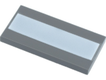 87079pb0821 - Tile 2 x 4 with White Stripe Pattern