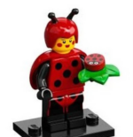 col21-4 - Ladybug Girl, Series 21 (Complete Set with Stand and Accessories)